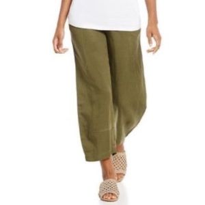 Eileen Fisher Lantern Linen Ankle Pants